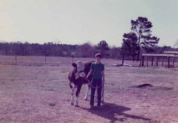 Raising a steer for 4-H in Henderson Texas